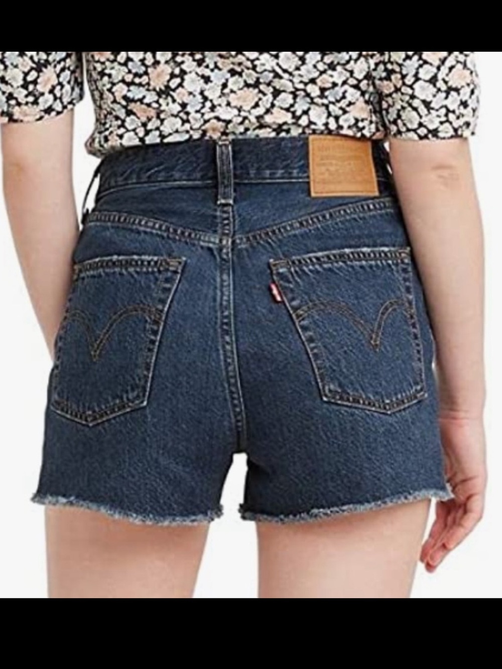 Levi’s shorts blue jean rib cage denim NWT waist 30 button fly jeans